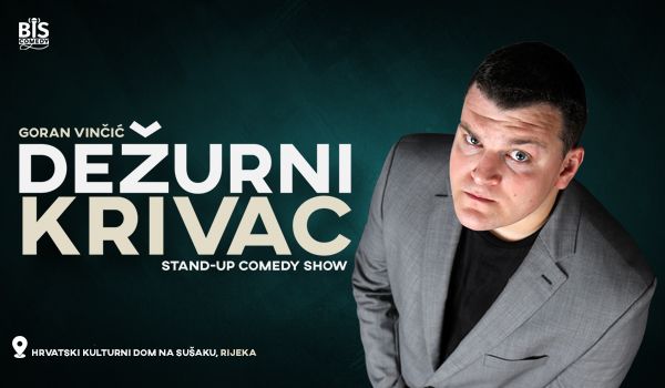 Ulaznice za Dežurni krivac - Goran Vinčić Stand Up Comedy Show, 26.09.2022 u 20:00 u HKD na Sušaku