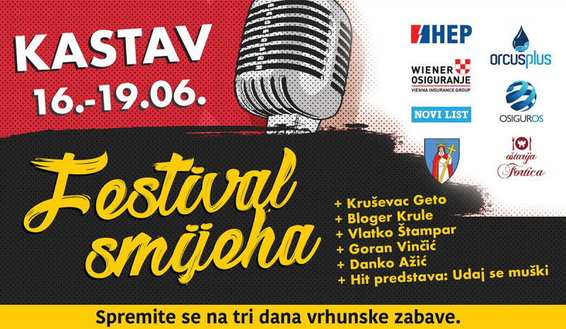 Festival smijeha: Vlatko Štampar, Goran Vinčić, Bloger Krule i Danko Ažić