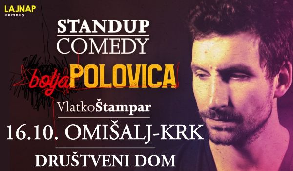Ulaznice za VLATKO ŠTAMPAR - BOLJA POLOVICA, 16.10.2022 u 20:00 u Društveni dom Omišalj
