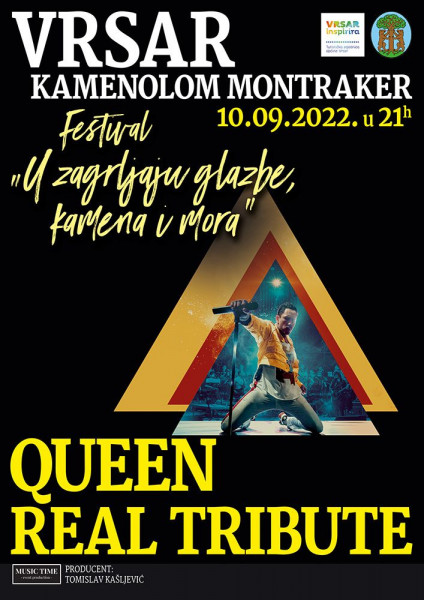 Ulaznice za Queen Real Tribute, 24.09.2022 u 21:00 u Kamenolom Montraker, Vrsar