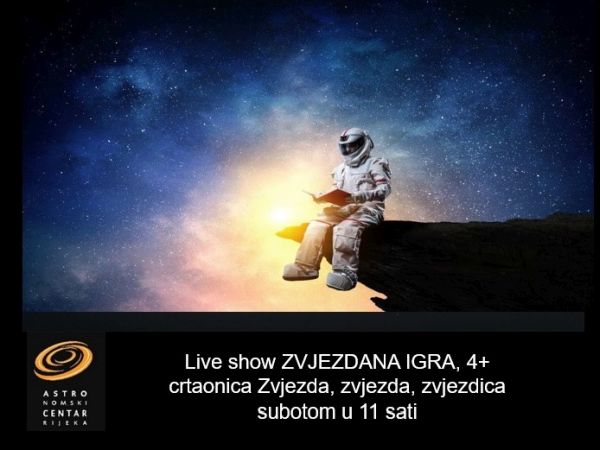 Ulaznice za Zvjezdana igra, 24.09.2022 u 11:00 u Astronomski centar Rijeka