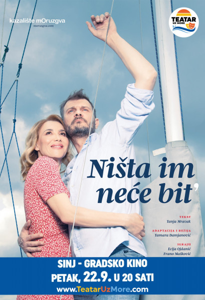 Tickets for NIŠTA IM NEĆE BIT', komedija (Sinj), 22.09.2023 um 20:00 at Gradsko kino Sinj