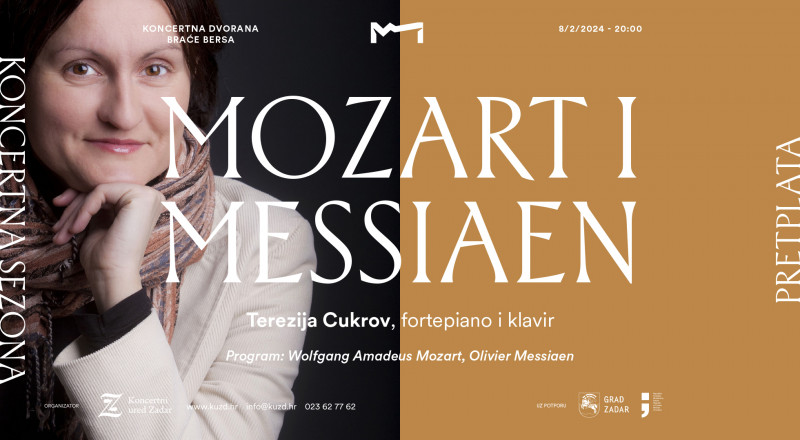 Tickets for Terezija Cukrov, 08.02.2024 on the 20:00 at Koncertna dvorana braće Bersa