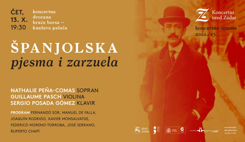 Ulaznice za Španjolska pjesma i zarzuela, 13.10.2022 u 19:30 u Koncertna dvorana braće Bersa