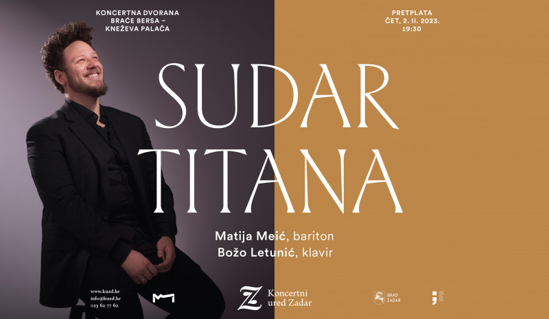 Ulaznice za Sudar titana | M. Meić i B. Letunić, 02.02.2023 u 19:30 u Koncertna dvorana braće Bersa